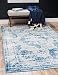Unique Loom Sofia Collection Area Rug Salle Garnier 9 x 12 2 Rectangle Blue Ivory