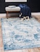 Unique Loom Sofia Collection Area Rug Salle Garnier 9 x 12 2 Rectangle Blue Ivory