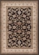 Well Woven Barclay Collection Sarouk Black 4x5 Area Rug for Entryways Small Bedrooms Living Rooms