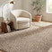 Unique Loom Solid Shag Collection Area Rug 4 1 x 6 1 Rectangle Taupe
