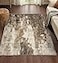 LUXE WEAVERS Lagos Collection Beige 4x5 Abstract Area Rug