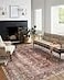 Loloi Chris Loves Julia Jules Collection JUL01 MerlotMulti 86 x 116 13 Pile Height Area Rug