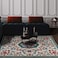 Antep Rugs Alfombras NonSkid NonSlip 5x7 Rubber Backing Modern Floral Low Profile Pile Indoor Area Rugs Blue 5 x 7