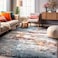 Rugshop Multi Modern Distressed Abstract Area Rug Bohemian Inspired Watercolor for Living Room Dining Room and Office 710 x 10