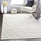 Livabliss Zandy Outdoor Textured Area Rug 53 x 73 Cream