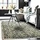 Antep Rugs Alfombras NonSkid NonSlip 3x5 Rubber Backing Floral Geometric Low Profile Pile Indoor Area Rugs Dark Green 3 x 5