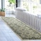 Antep Rugs Alfombras NonSkid NonSlip 2x7 Rubber Backing Floral Geometric Low Profile Pile Indoor Area Runner Rugs Dark Green 2 x 7