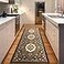 Antep Rugs Alfombras NonSkid NonSlip 2x7 Rubber Backing Modern Floral Low Profile Pile Indoor Area Runner Rugs Brown 2 x 7