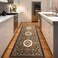 Antep Rugs Alfombras NonSkid NonSlip 2x7 Rubber Backing Modern Floral Low Profile Pile Indoor Area Runner Rugs Brown 2 x 7