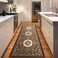 Antep Rugs Alfombras NonSkid NonSlip 2x7 Rubber Backing Modern Floral Low Profile Pile Indoor Area Runner Rugs Brown 2 x 7