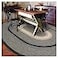 Homespice Manchester Black Braided Oval Area Rugs Jute 5x8 Perfect Country Primitive Decor for Living Room Dining Room Everywhere