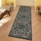 Moynesa Floral Kitchen Runner Rug 2x6 Runners for Hallways 6ft Non Slip Washable Soft Rug Runners Boho Botanical Ultra Thin Stain Resistant Carpet Runner for Bathroom Entryway Black