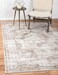 Unique Loom Sofia Collection Area Rug Salle Garnier 4 1 x 6 1 Rectangle Beige Ivory