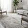 Unique Loom Sofia Collection Area Rug Casino 4 1 x 6 1 Rectangle Gray Beige