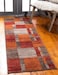 Unique Loom Autumn Collection Area Rug Providence 2 x 6 1 Runner Multi Beige