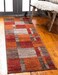Unique Loom Autumn Collection Area Rug Providence 2 x 6 1 Runner Multi Beige