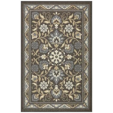 Maples Rugs Florence 26 x 310 Hallway Entry Kitchen Rugs Non Skid Washable Accent Area Carpet Made in USA Light Brown