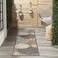 Nourison Home Aloha Natural 23 x 10 Area Rug Easy Clean Non Shedding Bed Room Living Room Dining Room Kitchen 10 Runner