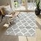 Lahome Moroccan Bedroom Rug 3x5 Area Throw Washable Rugs Small NonSlip Accent Distressed Floor Carpet for Door Mat Entryway Living Room Kitchen Laundry Dorm Decor Meline 3 X 5 Gray