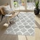 Lahome Moroccan Bedroom Rug 3x5 Area Throw Washable Rugs Small NonSlip Accent Distressed Floor Carpet for Door Mat Entryway Living Room Kitchen Laundry Dorm Decor Meline 3 X 5 Gray
