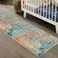 Lahome Modern Abstract Runner Rug 2x6 Washable Hallway Rug Runner Soft Colorful Bedoom Carpet NonSlip Low Pile Contemporary Accent Mats for Kitchen Nursery Laundry Room