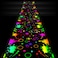 Haull 118 x 39 Inch Glow in The Dark Runner Neon Light up Dance Floor Black Light Party Decor 80s 90s Disco Party Supplies Neon Table Cloths Tapestry UV Rug Backdrop PropsGradient Ink