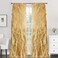 Sweet Home Collection 2 Pack Window Panel Sheer Voile Vertical Ruffled Waterfall Curtains