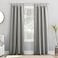 Sun Zero Easton Energy Saving Blackout Tab Top Curtain Panel 40 x 84 Silver Gray