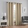 Eclipse eclipse Microfiber Total Privacy Blackout Thermal Grommet Window Curtain for Bedroom 1 Panel 42 in x 95 in Beige