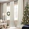 Pitalk 108 Inch Curtains 2 Panel Set Burg Modern Dark Out Curtains for Bedroom Insulating Noise Reducing Soundproof Extra Long Wide Drapes Floor Length to Ceiling Curtain for Living Room Window 9ft Cr
