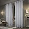 always4u 100 Blackout Soft Velvet Curtains for Bedroom Living Room Thermal Energy Saving 95 Inches Long Luxury Silver Foil Print Drapes 2 Panels White