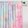 Amidoudou 1 Panel Plush Cute Curtain for Girls Bedroom SemiBlackout Rainbow Curtain Colorful 66x90 Inch