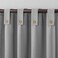Archaeo Cotton Blend Button Tab Top Curtain Panel 40 x 84 Gray