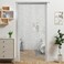 Atsweetlife Door String Curtain Doorway Beads CurtainsHanging Room Divider Beaded Decor Hippie Glitter Fringe Panel Closet Window Doors Sequin Sheer Boho Doors Tassel Silver