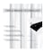 Better Home Style 100 Blackout 2 Tiers Window Treatment Curtain Insulated Drapes Short Panels for Kitchen Bathroom Basement RV Camper or Any Small Window M3036 White 2 Panels 28 W X 36 L Each