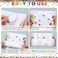 Breling 2 Pcs Classroom Door Window Cover Blackout Shade for Window Door Curtain Cover Lockdown Shade Classroom Decor Darkening Blackout Drape for School Office 8 x 39 InchesDelicate Style
