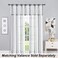 Central Park Navy and White Stripe Sheer Curtains Boucle Linen Farmhouse Rustic Window Curtain Panel Yarn Dyed Woven 95 Inches Long for Living Room Bedroom with Rod Pocket 40 W x 95 L Pack of 2