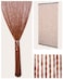 Erfolkerz 52 Strands Beaded Curtain for Doorways 354x79 Handmade Natural Beaded CurtainsBoho Doorway Wood and Bamboo Bead CurtainAs Insect ScreenRoom DividerBrown