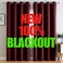 G2000 100 Blackout Curtains 84 Inch Burgundy Red Room Darkening Thermal Lined Noise Reducing 2 Panels