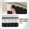 Grichril Extra Wide Blackout Curtains Room Divider Curtains for Ceiling Track System or Rod with Hooks Privacy Floor to Ceiling Curtain for Wall Ceiling Mount Track 100W x 96L 1 Panel