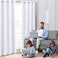 HOMEIDEAS Blackout Curtains Pure White 52 X 96 Inch