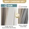 H.VERSAILTEX HVERSAILTEX 100 Blackout Curtains for Bedroom Thermal Insulated Linen Textured Curtains Heat and Full Light Blocking Drapes Living Room Curtains 2 Panel Sets Cobblestone 52x96 Inch
