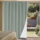 H.VERSAILTEX HVERSAILTEX Linen Blackout Curtains Durable Thick Textured Linen Look 100 Blackout Patio Door Curtain Anti Rust Grommet Extra Wide Sliding Door Curtain Panel W100 x L84 inch Green Bay
