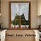 Jayla White SemiSheer Floral Lace Curtain Swag for Kitchen Half Window Bathroom Decoration Rod Pocket59 x 39 Inch 1 Panel