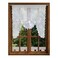 Jayla White SemiSheer Floral Lace Curtain Swag for Kitchen Half Window Bathroom Decoration Rod Pocket59 x 39 Inch 1 Panel