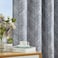 jinchan Blue Printed Curtains 84 Inch Length for Living Room Grommet Jacquard Curtains with Herringbone Pattern Modern Room Darkening Drapes Bedroom Window Curtain Set 2 Panels