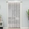LaSyL Beaded String Curtains for Doorways White 39 x 110 inches Crystal Beads Screens Home Privacy Decor Suitable for Living Room Partition Closet Doors Hallway Entrance