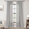 Jolilight Linen Blend Grey Curtains for Living Room Back Tab Modern Farmhouse Semi Sheer Light Gray Curtains 84 inches Long 2 Panels Set Muted Neutral Cotton Texture Window Curtain for Dining Room Bed