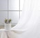 MIUCO White Sheer Curtains Poly Linen Textured Solid Grommet Curtains 95 Inches Long for French Doors 2 Panels 2 x 37 Wide x 95 Long White