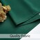 MIULEE Hunter Green Privacy Sheer Curtains That Let Light in 84 Inches Long NonSeeThrough Semi Sheer Curtain Light Filtering Window Curtains Christmas Drapes for Living Room Bedroom 2 Panels Set